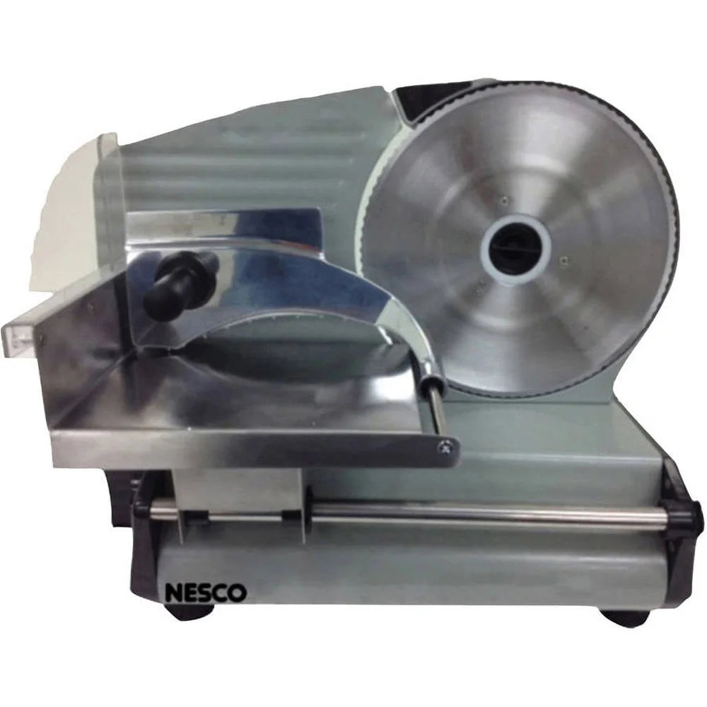 XMSJ 180W Food Slicer With Adjustable Stainless Steel Serrated Blade