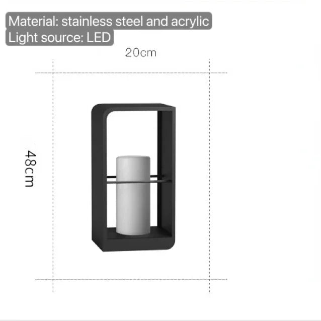 Outdoor Solar LED Floor Lamps for Garden Courtyard Lighting