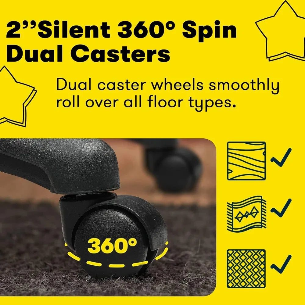 Angduo IndustrialGradeProfessional Ergonomic Big And Tall Office Chair Lumbar Support