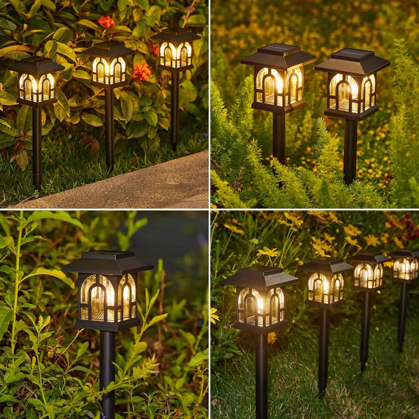 Angies Home Store Solar Pathway Lights Outdoor Auto On Off