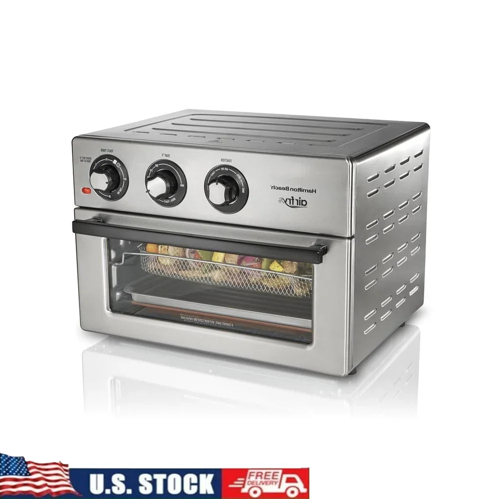 XMSJ Toaster Oven Air Fryer Combo 1800W Six Cooking Modes