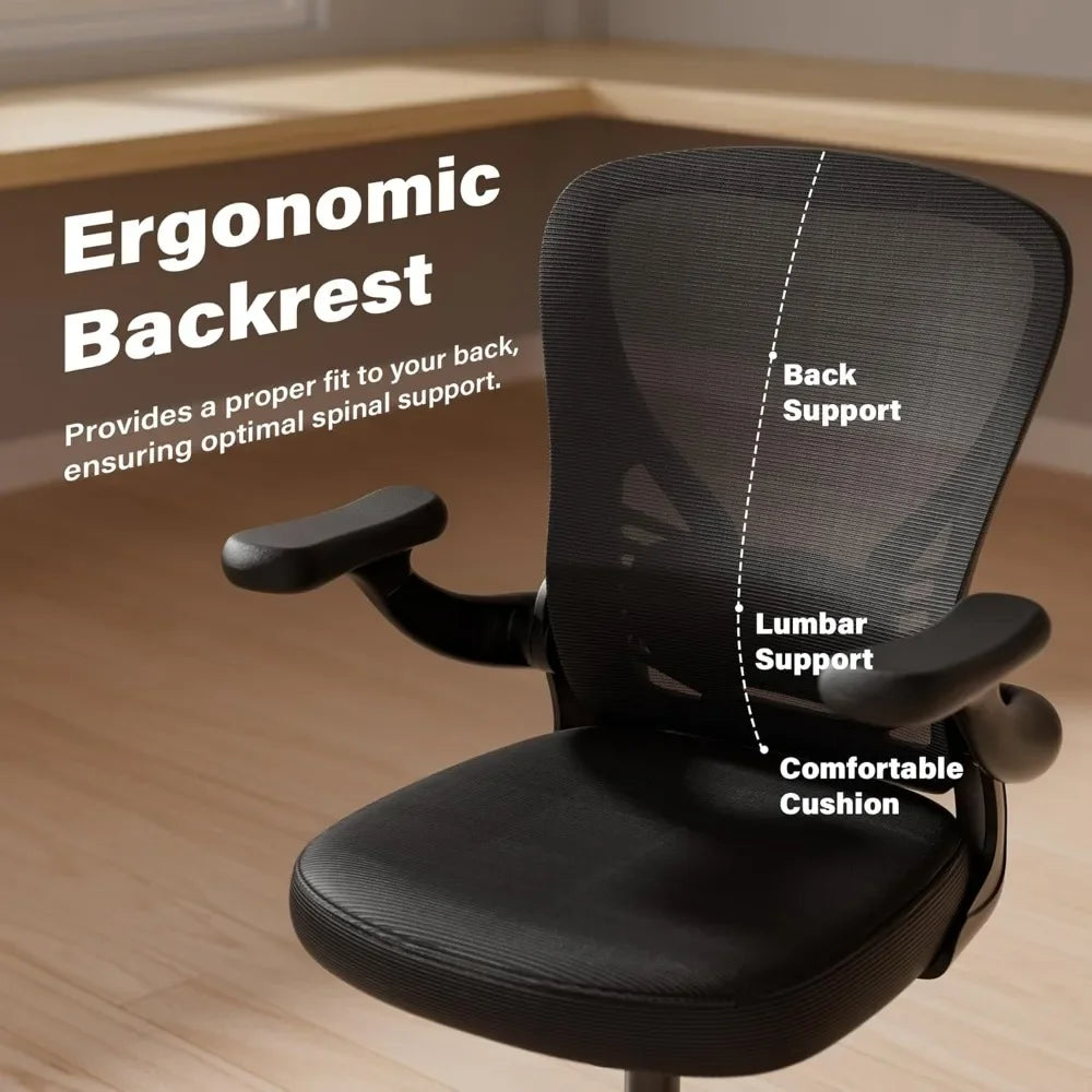 XMSJ Ergonomic Mesh Back Desk Chair With Adjustable Lumbar Support
