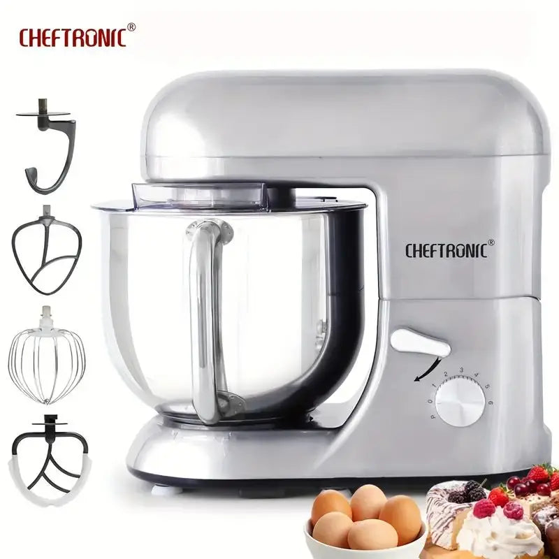 Cheftronic 6 Speed Stand Mixer With Stainless Steel Bowl