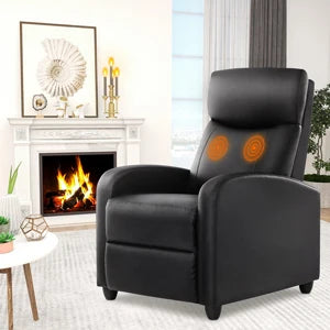 JHK Recliner Chair Massage Sofa With Lumbar Support
