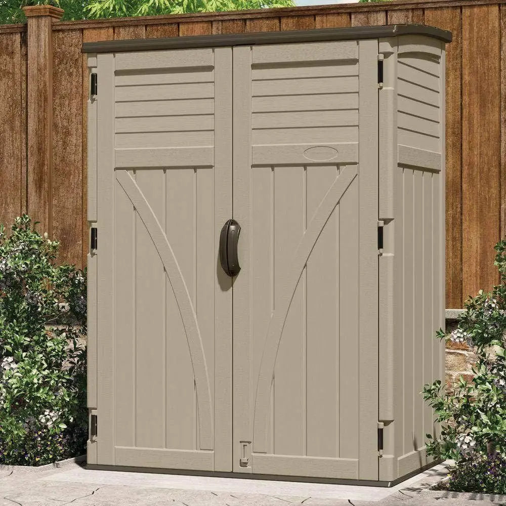 Durable Waterproof Resin Outdoor Storage Cabinet for Patio and Garden