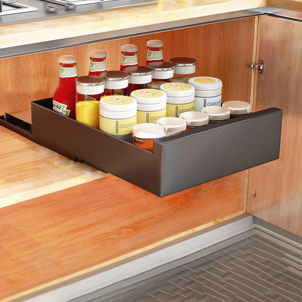 HiMISS PremiumQuality SlidingCabinet DrawerSystem for Kitchen Organization and Storage