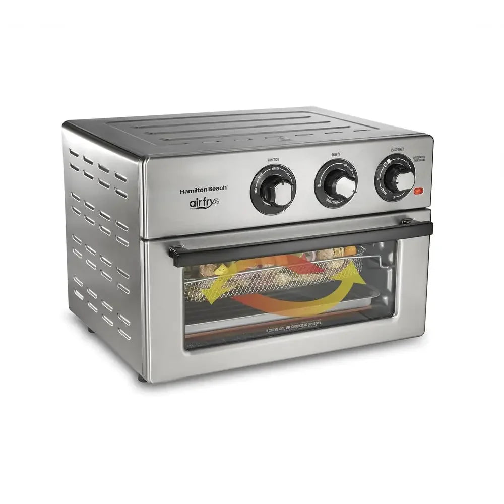 XMSJ Toaster Oven Air Fryer Combo 1800W Six Cooking Modes