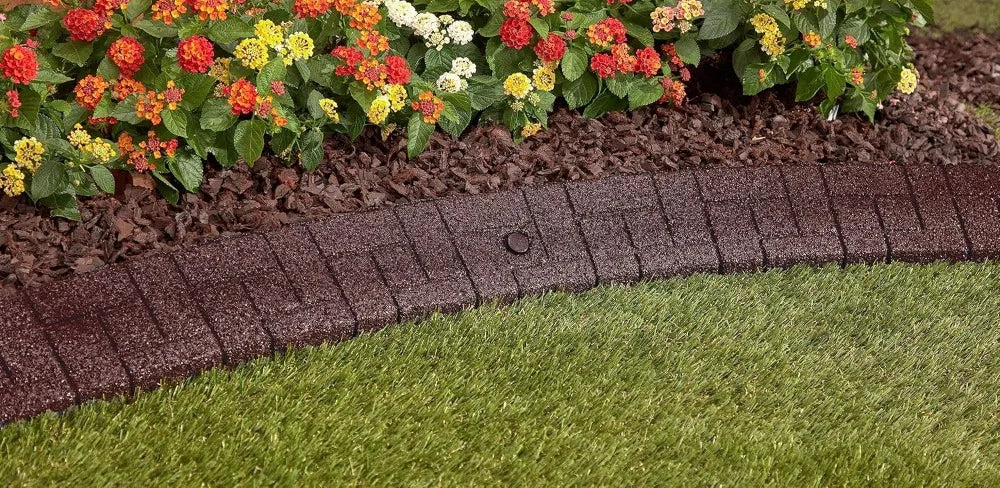 XMSJ Premium Rubber Landscape Edging Eco Friendly Garden Border