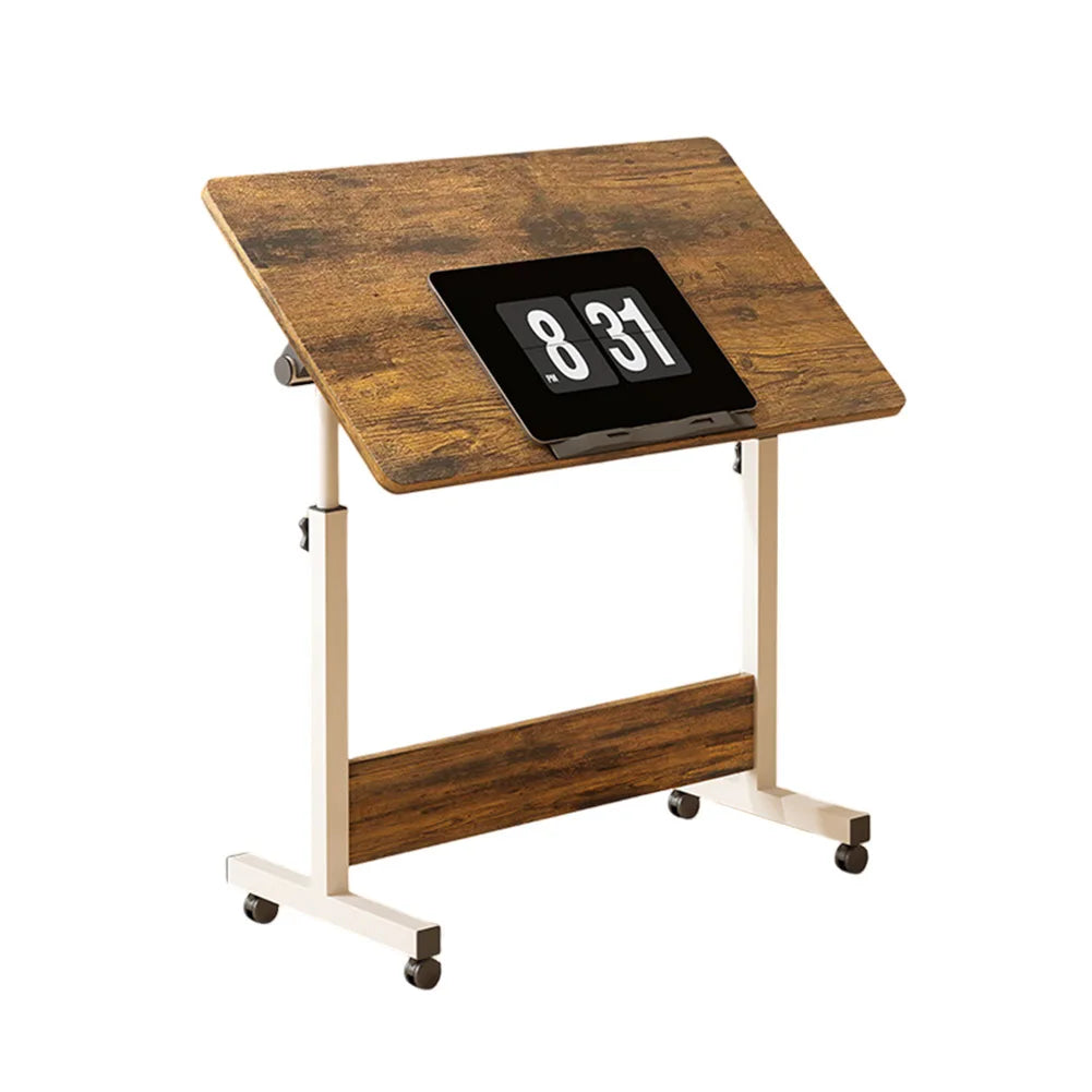 Twister CK Adjustable Height Mobile Standing Desk With Wheels For Home Office