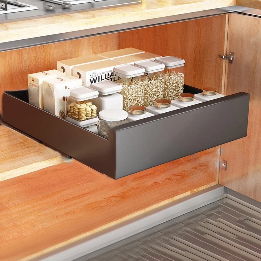 HiMISS PremiumQuality SlidingCabinet DrawerSystem for Kitchen Organization and Storage