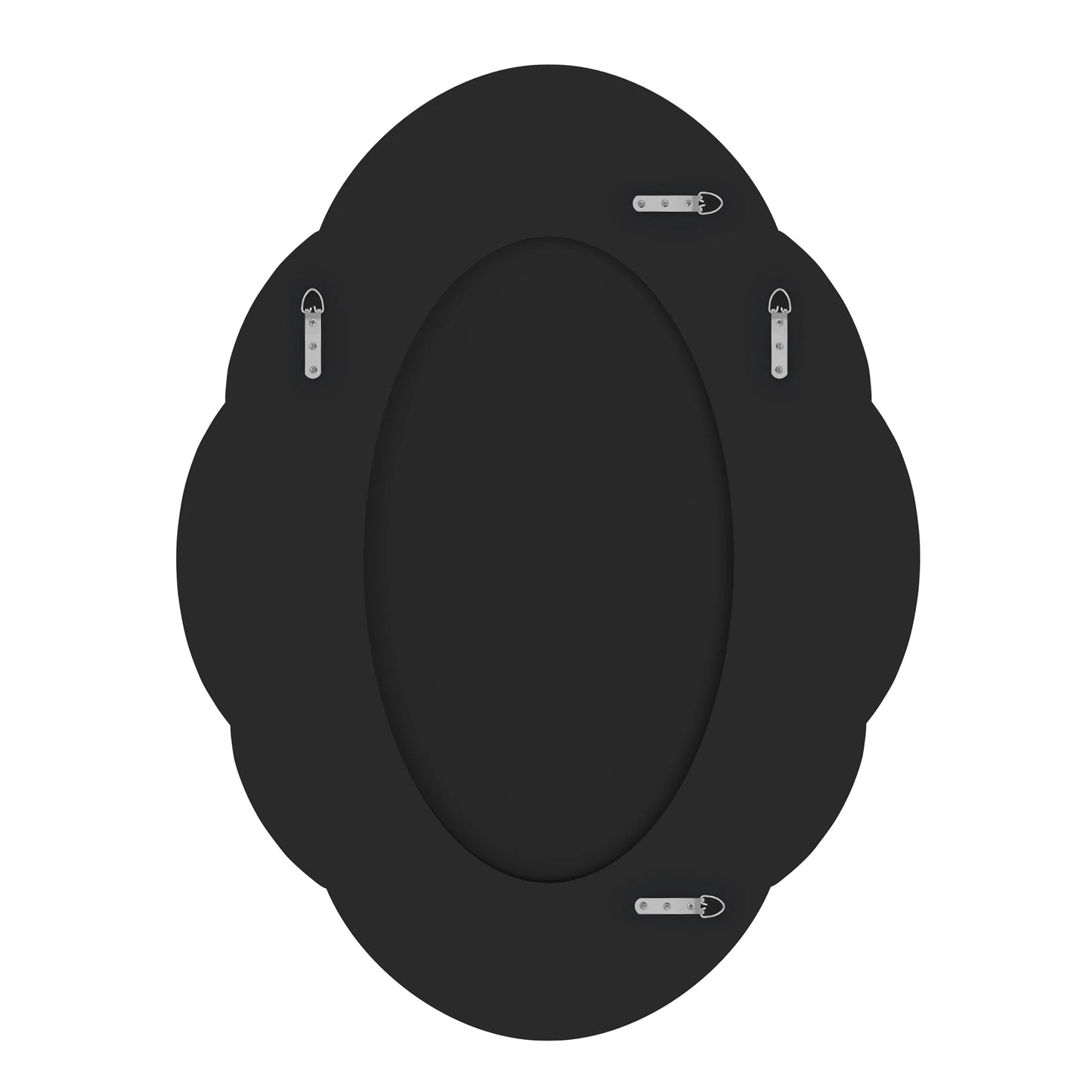 Diamond Crystal Wall Mirror Oval Glass Decor For Living Room