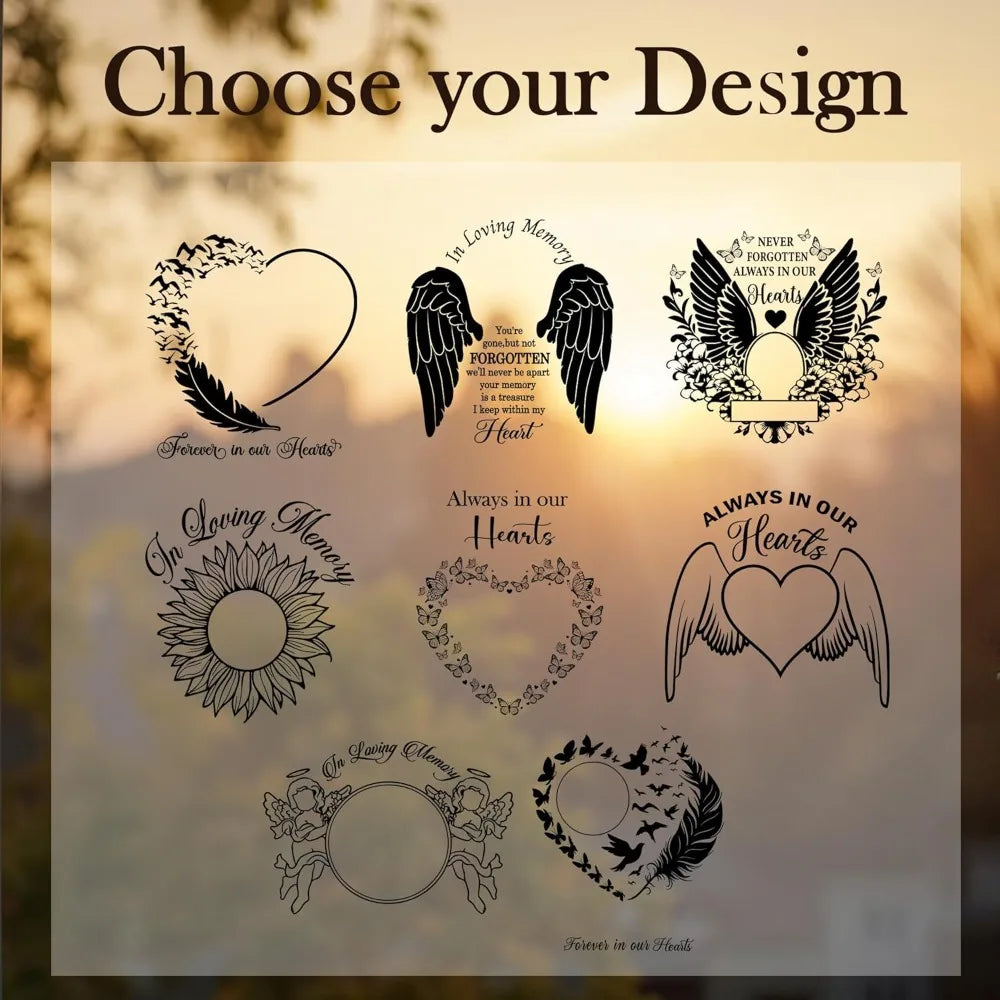 Angie's Home Store Custom Engraved Wooden Wind Chimes For Memorial