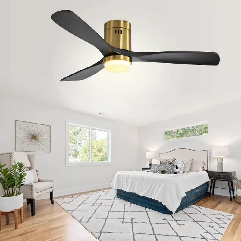 Sofucor Modern Ceiling Fan With Remote Control And LED