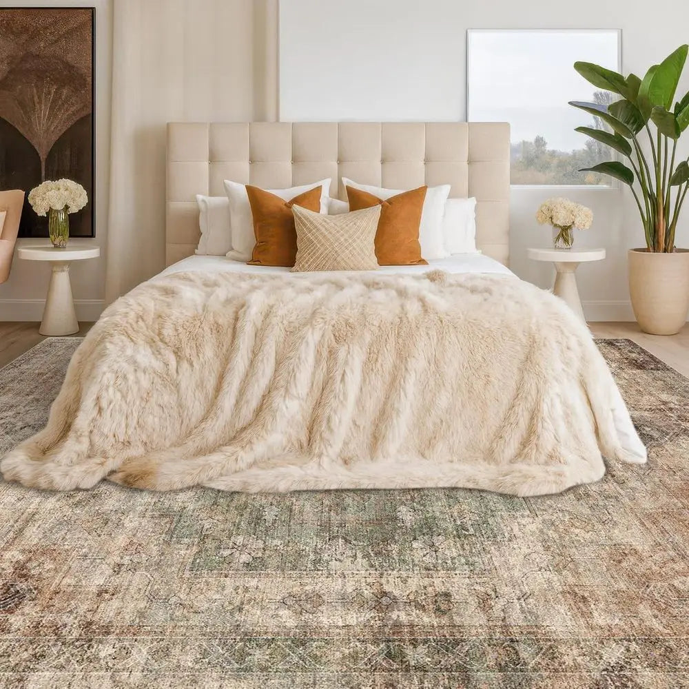 Soft Washable Floor Rug For Living Room And Bedroom