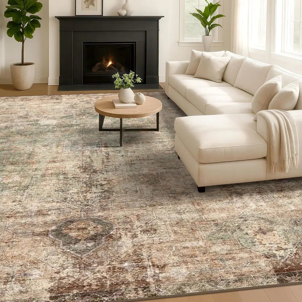 Soft Washable Floor Rug For Living Room And Bedroom