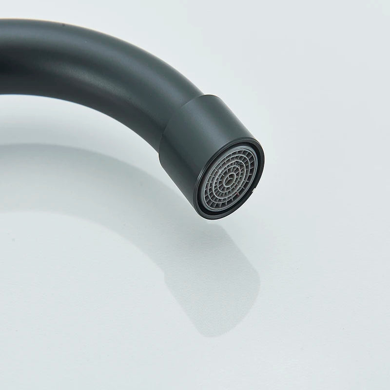 Suguword Dual Handle Deck Mounted Bathroom Faucet Hot Cold Water