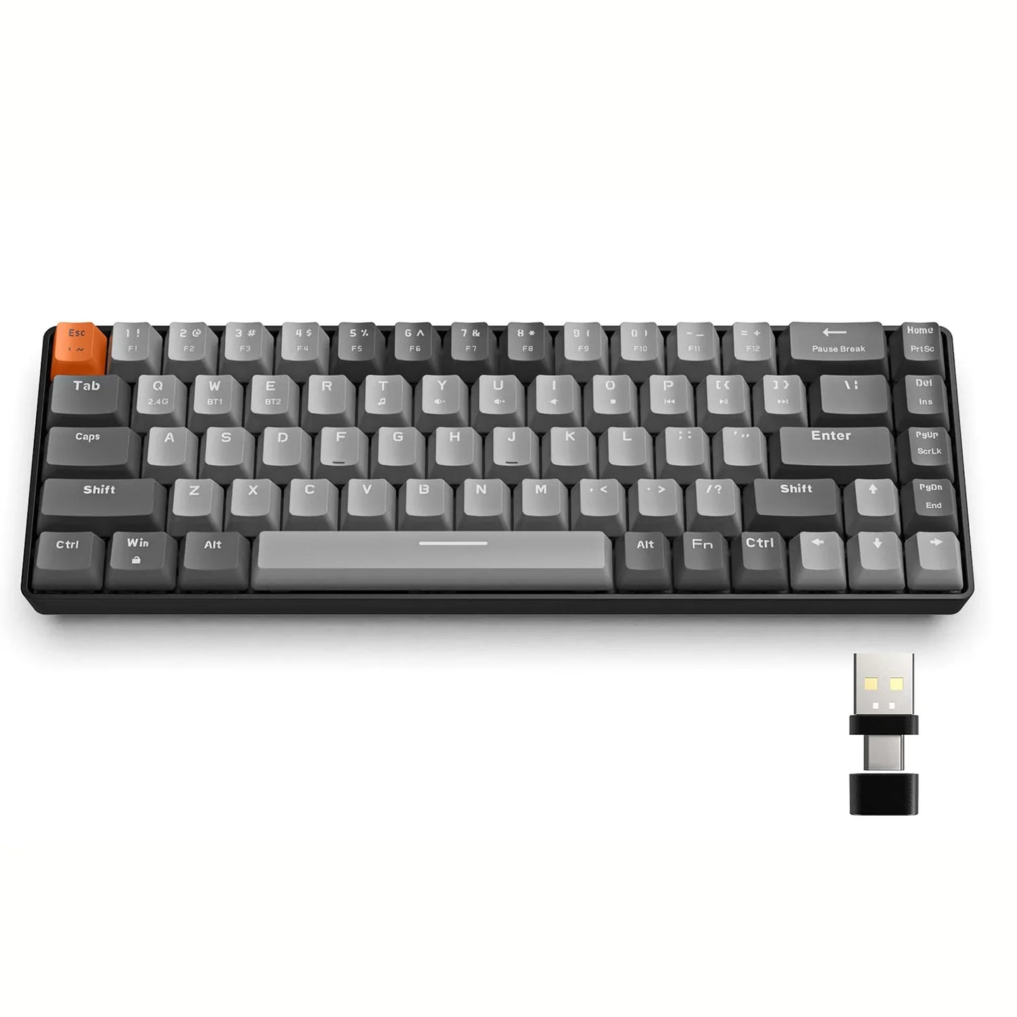 Attack Shark RK68 Wireless Mechanical Keyboard Bluetooth 5.0 2.4GHz Dual Mode
