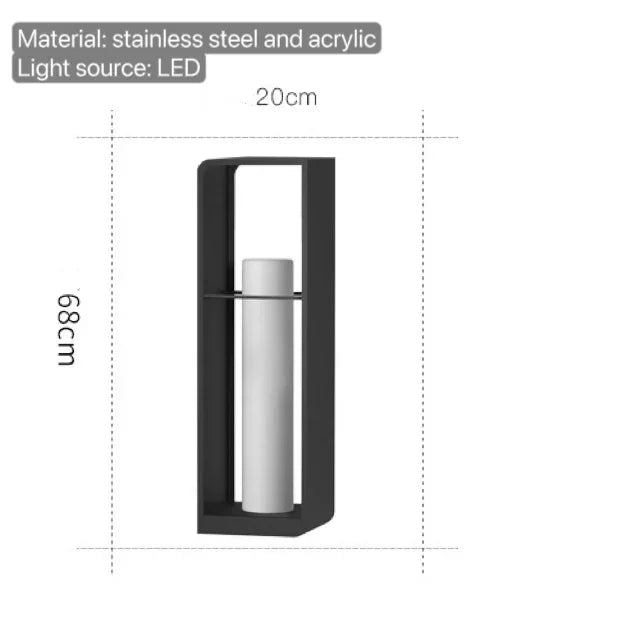 Outdoor Solar LED Floor Lamps for Garden Courtyard Lighting