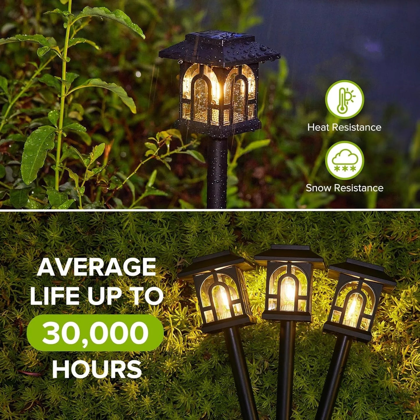 Angies Home Store Solar Pathway Lights Outdoor Auto On Off