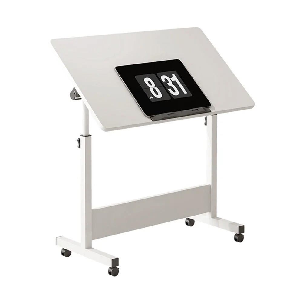Twister CK Adjustable Height Mobile Standing Desk With Wheels For Home Office