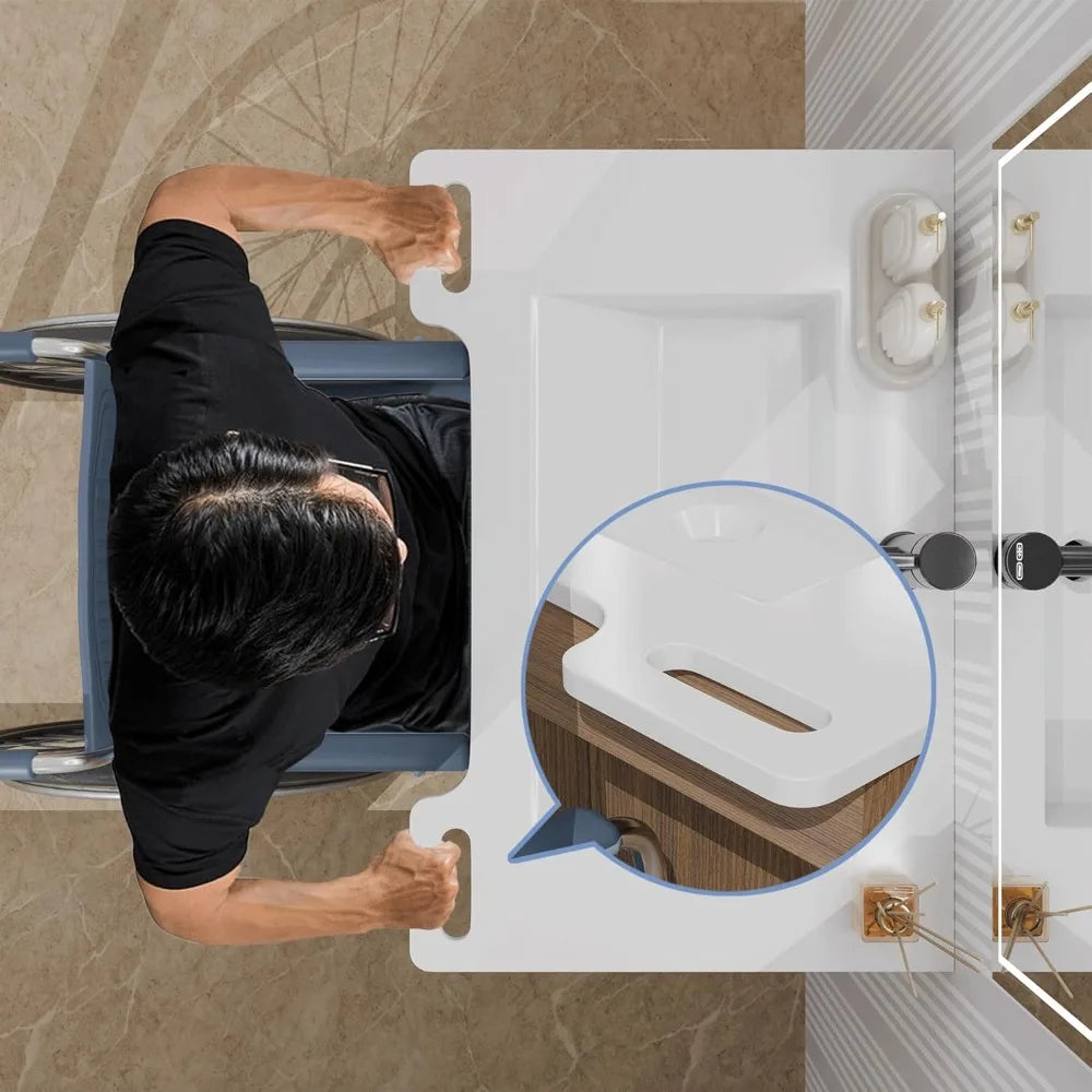 Zhuxiang Wall Mount Stone Resin ADA Bathroom Vanity Cabinet