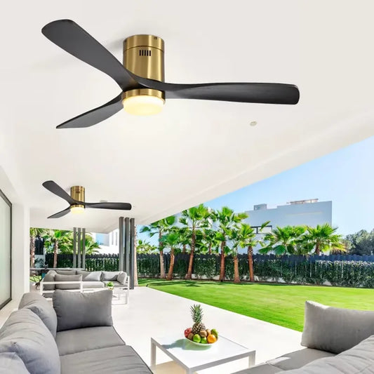 Sofucor Modern Ceiling Fan With Remote Control And LED