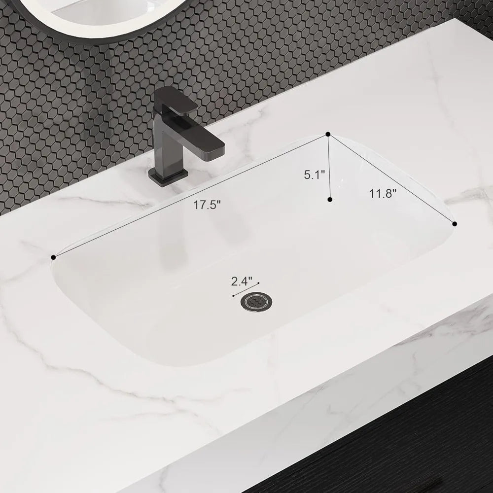 ZHUXIANG Modern Floating Bathroom Vanity With Ceramic Sink Sintered Stone