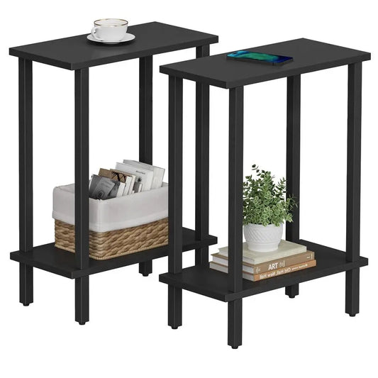 XMSJ Set of 2 End Tables for Living Room