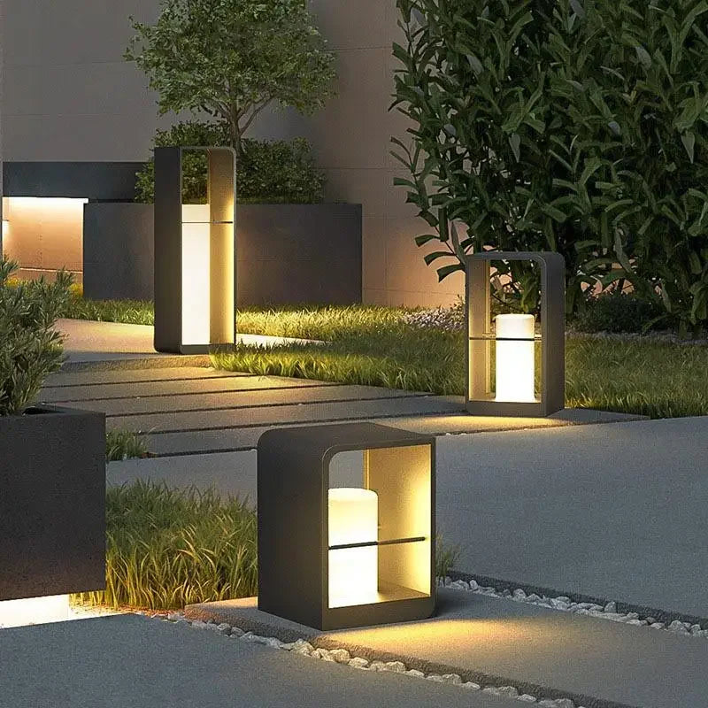 Outdoor Solar LED Floor Lamps for Garden Courtyard Lighting