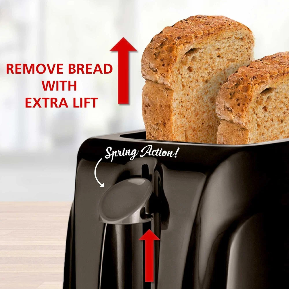 XMSJ Cool Touch 2 Slice Toaster 6 Settings High Lift