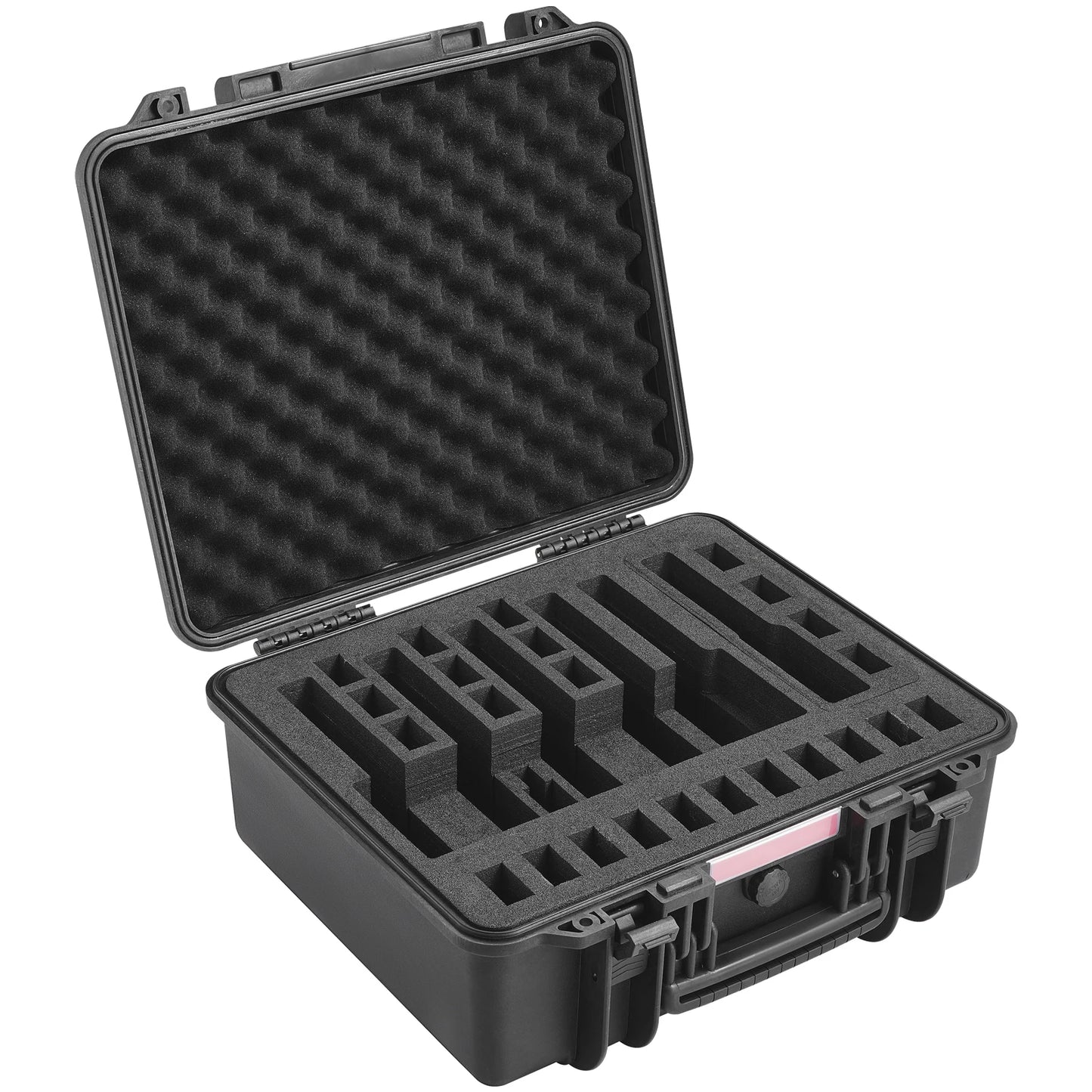 SucceBuy Hard Pistol Case With Pre Cut Foam Lining IP67 Waterproof Dustproof