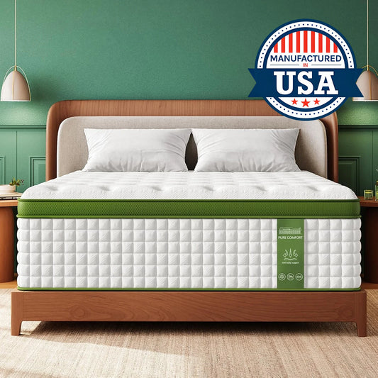 BedStory Hybrid Mattress With Gel Memory Foam And Pocket Springs