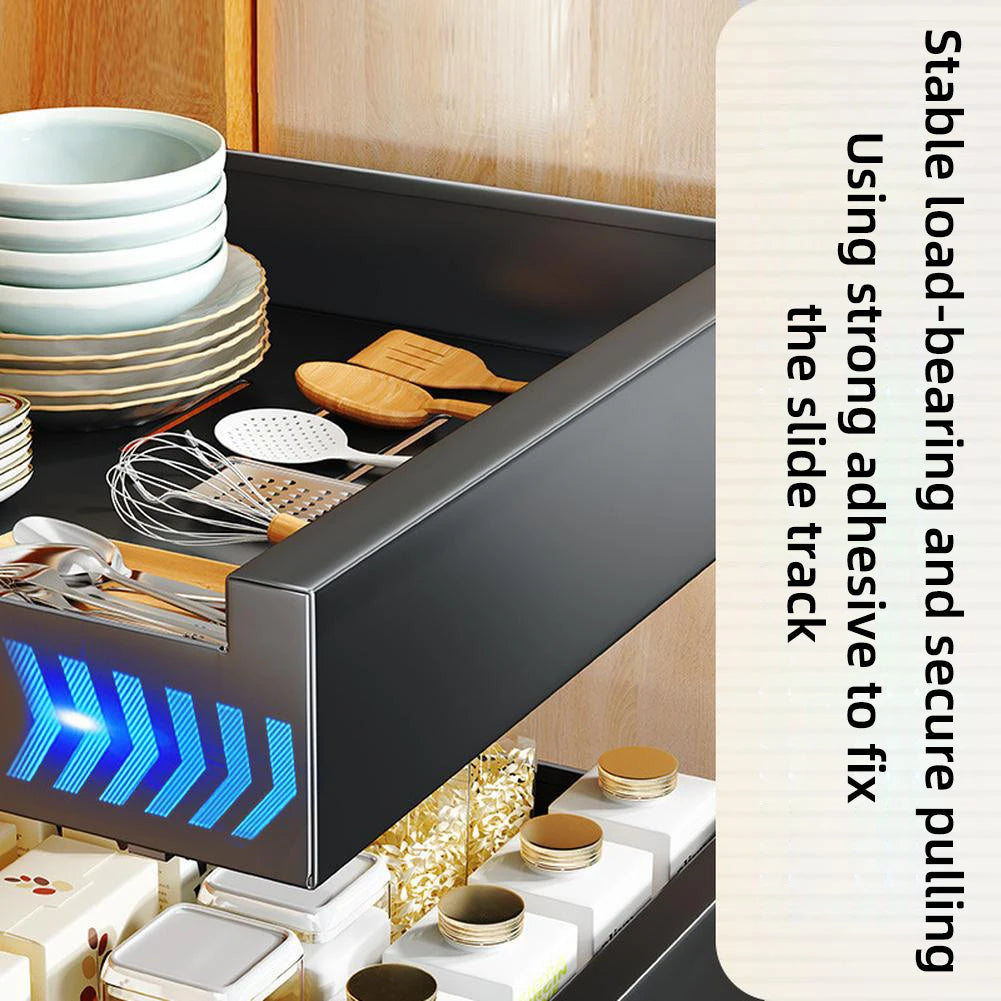 HiMISS PremiumQuality SlidingCabinet DrawerSystem for Kitchen Organization and Storage