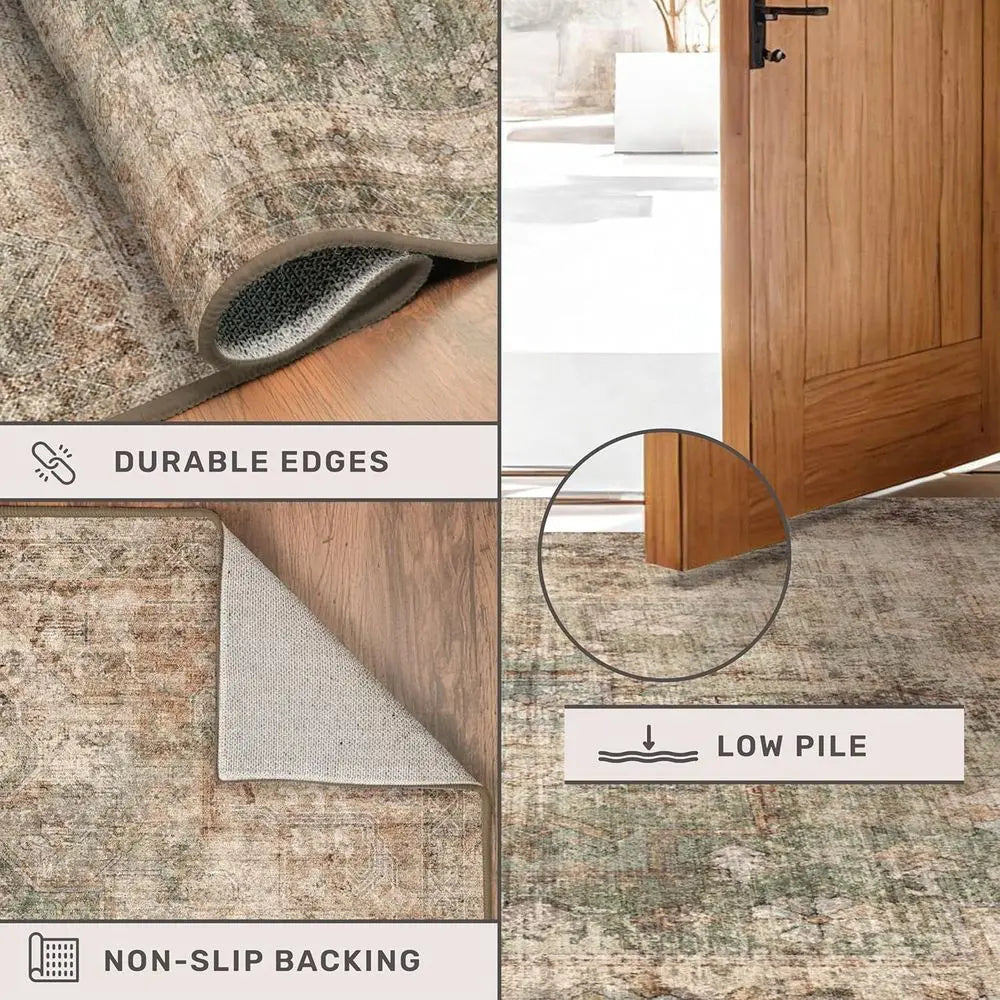 Soft Washable Floor Rug For Living Room And Bedroom