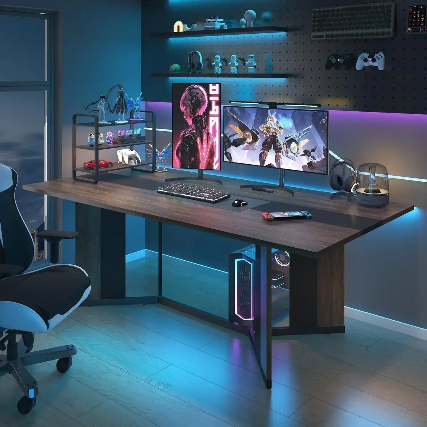 XMSJ Large Rectangular Dining Table For Four