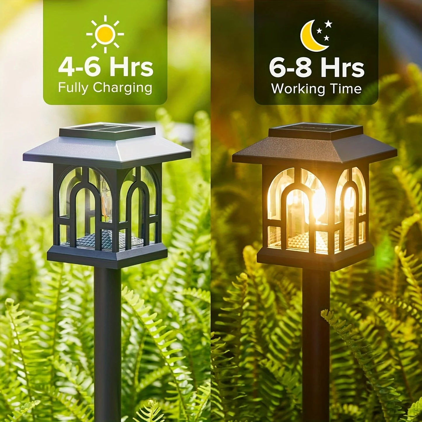 Angies Home Store Solar Pathway Lights Outdoor Auto On Off