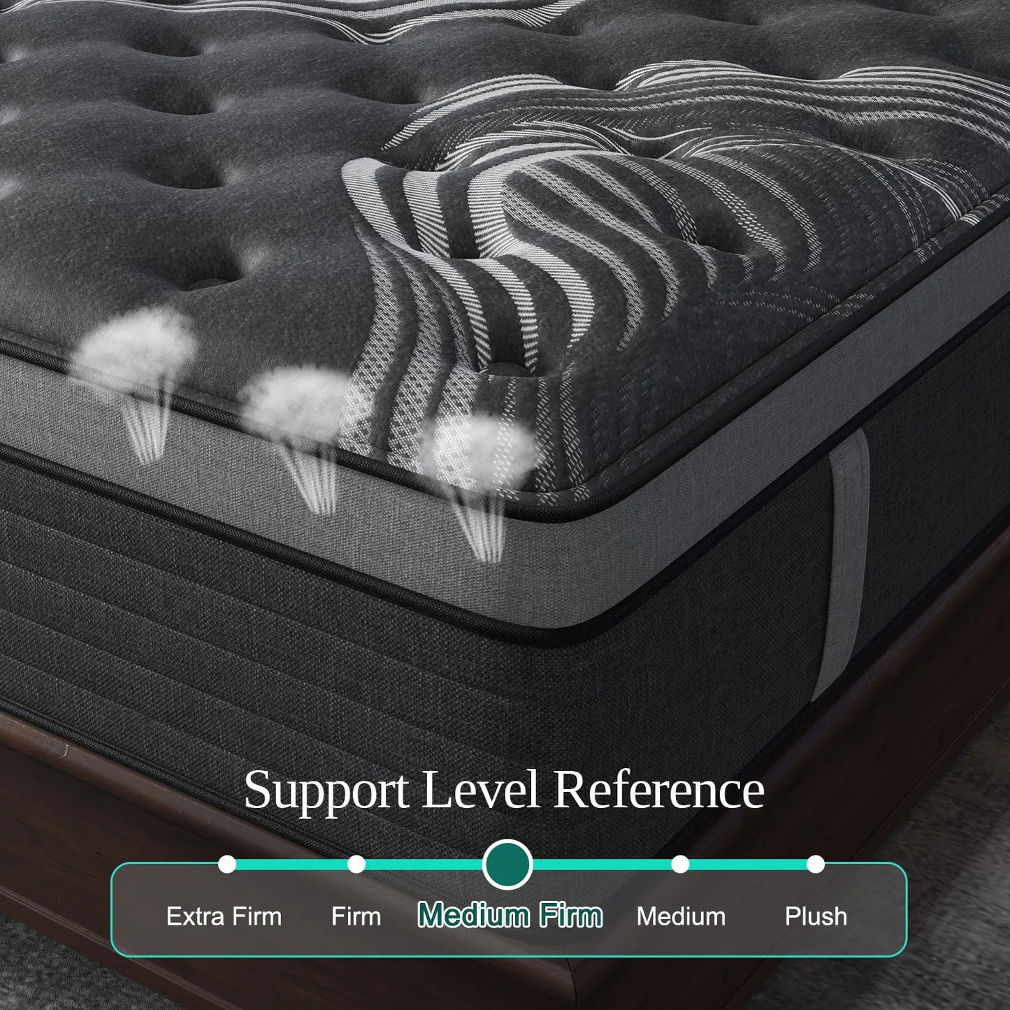 Sweetlove Gel Memory Foam Hybrid Mattress With Pocket Springs