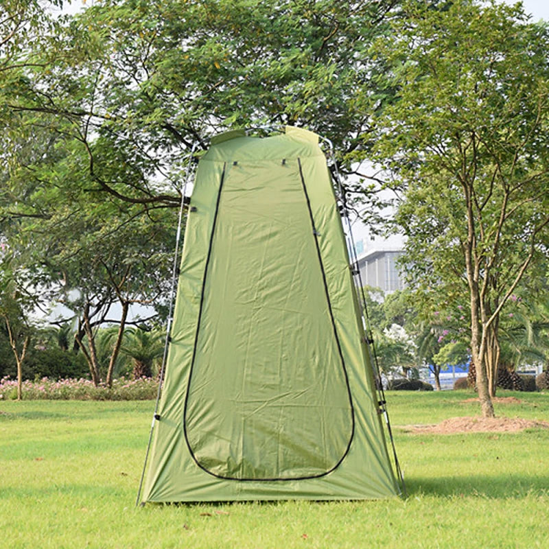 Building Outdoor Privacy Shower Tent for Camping and Beach Use