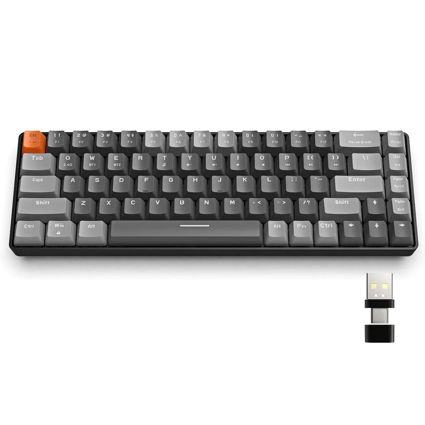 Attack Shark RK68 Wireless Mechanical Keyboard Bluetooth 5.0 2.4GHz Dual Mode