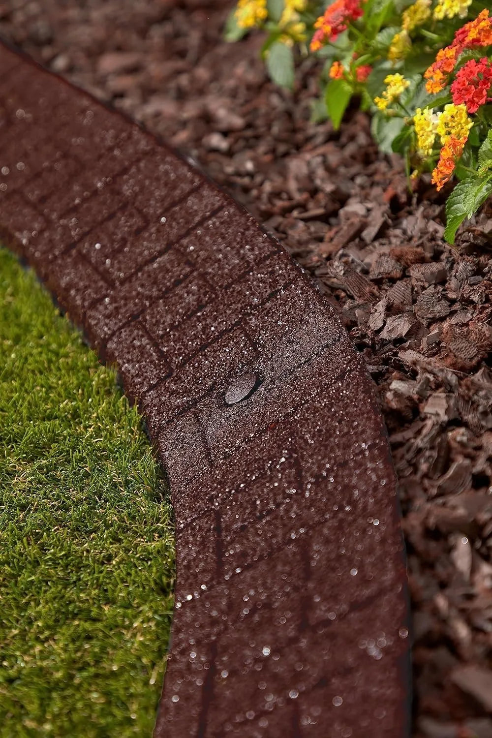 XMSJ Premium Rubber Landscape Edging Eco Friendly Garden Border