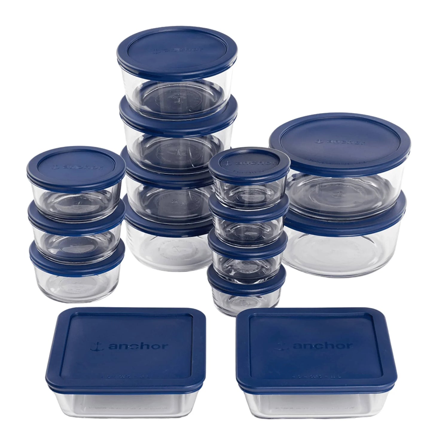 Glass Food Storage Containers With Lids 30 Piece Dishwasher Safe
